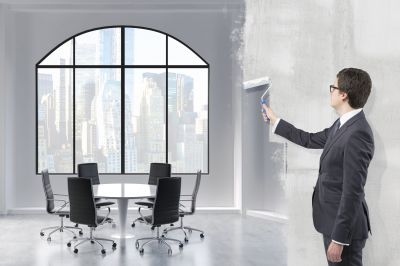 Commercial Ceiling Painting detail